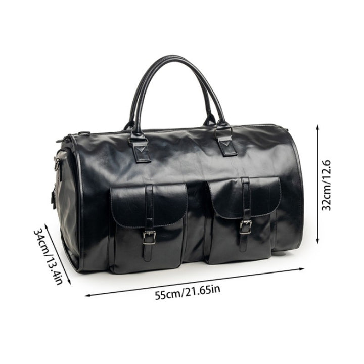 Elegant Travel Bag with Integrated Suit Compartment Bowlift