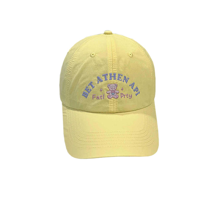 Women's Playful Embroidered Cap Bowlift