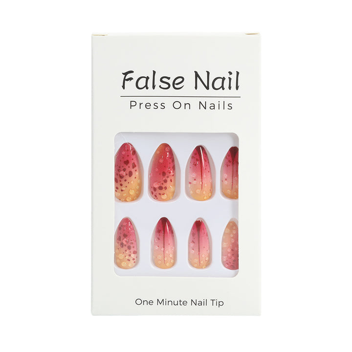 Creative artificial nails with appealing ombre and glitter effects Bowlift