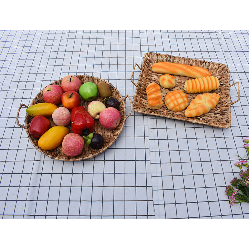 Woven Serving Tray Set Bowlift