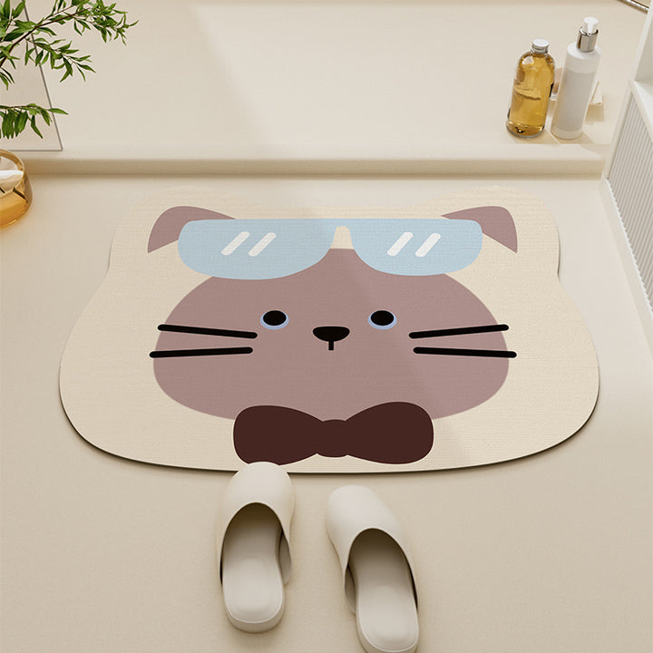 Adorable Frog-Shaped Bath Mat