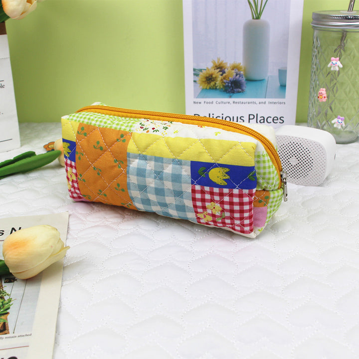 Quilted Zip Pencil Case Bowlift