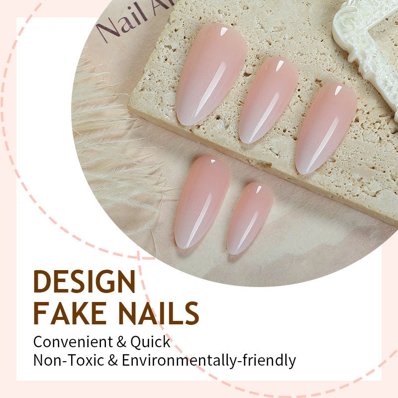 Artificial nail set with flexibly adjustable forms Bowlift