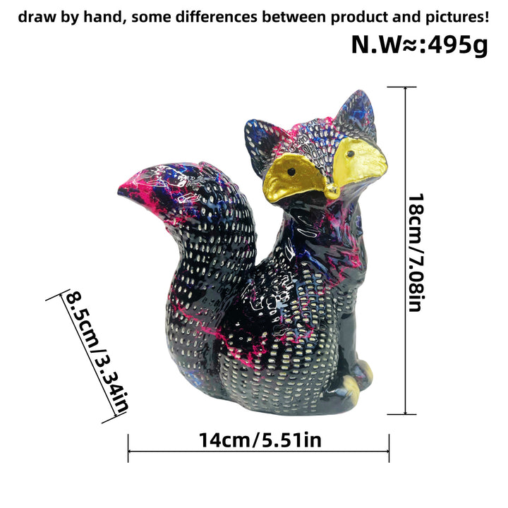 Decorative Fox Sculpture Bowlift