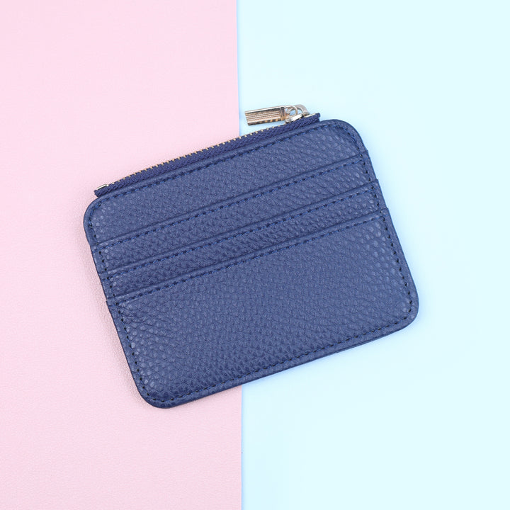 Leather Zippered Card Holder