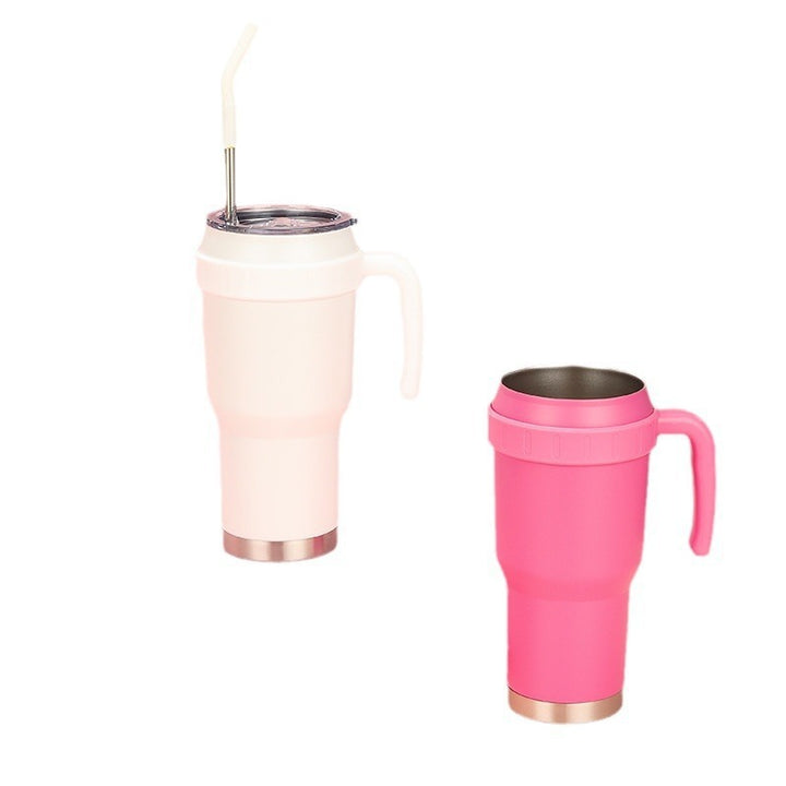 Ladies Insulated Steak and Grill Cup with Practical Carry Handle Bowlift
