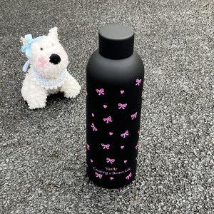 Women's Insulated Drinking Bottle with Cheerful Animal Design Bowlift
