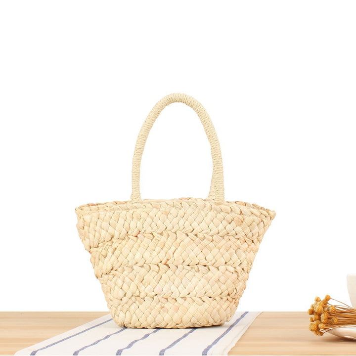 Handbag Made of Natural Woven Material Bowlift