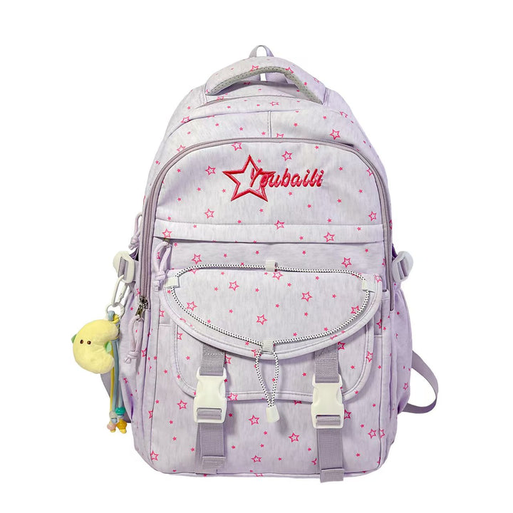 Star Patterned Student Backpack Bowlift