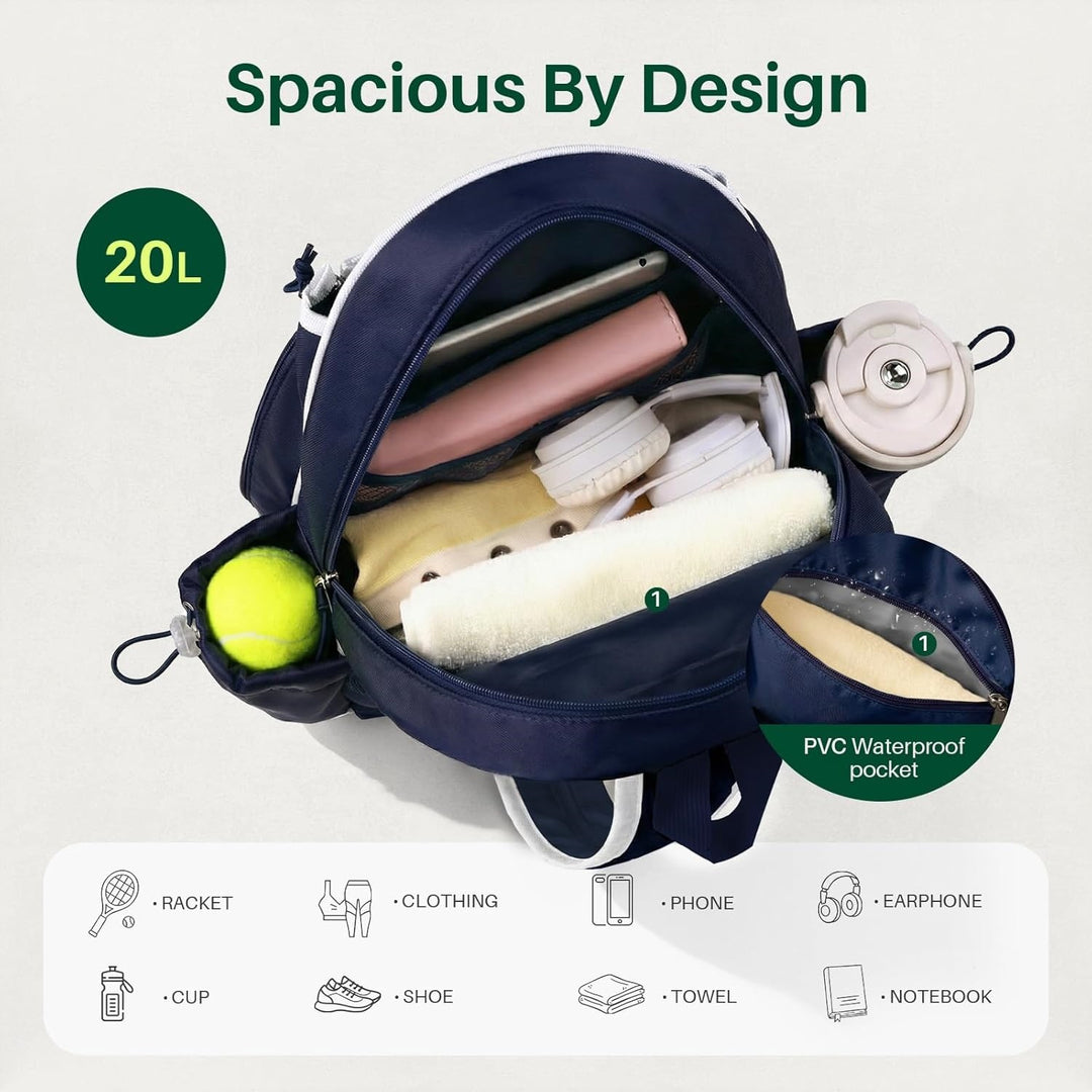 Tennis Racket Backpack Bowlift