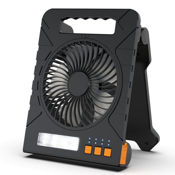 Portable Rechargeable LED Fan with Adjustable Stand Bowlift