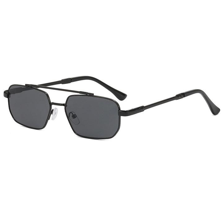 Women's fashionable geometric glasses with lightweight metal frame Bowlift
