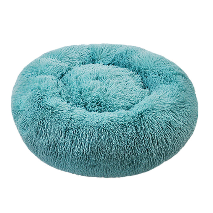 Round Luxury Plush dog bed