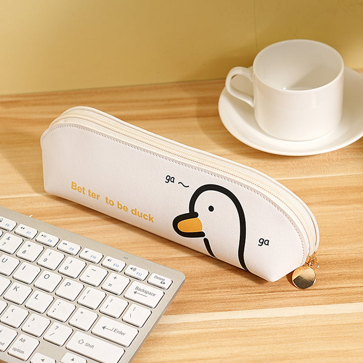 Quirky Cartoon Duck Pencil Case Bowlift