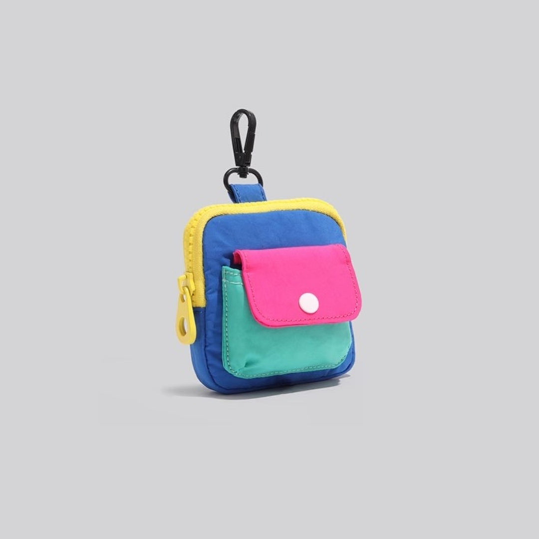 Color-Block Mini Storage Pouch Bowlift
