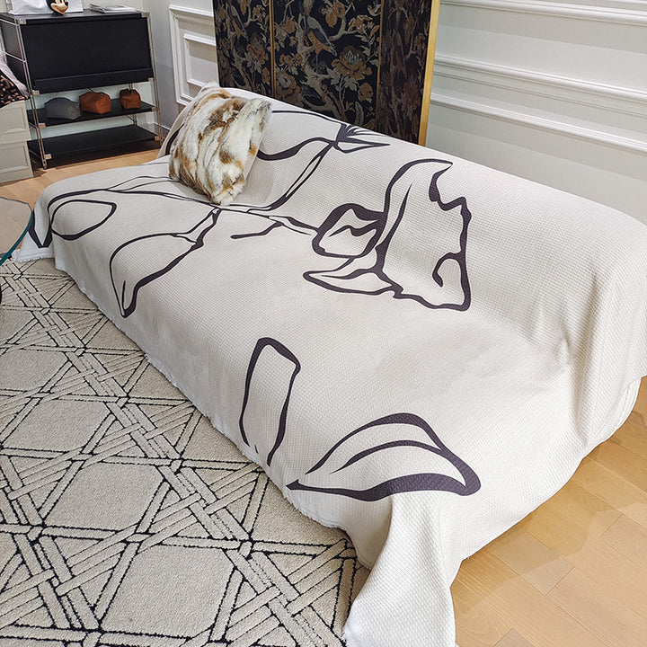 Textured Woven Throw Blanket
