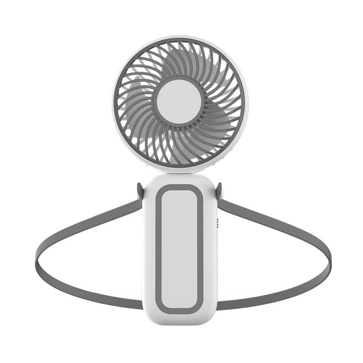 Cooling hands-free rechargeable dual bear-ear neck fan with adjustable speeds Bowlift