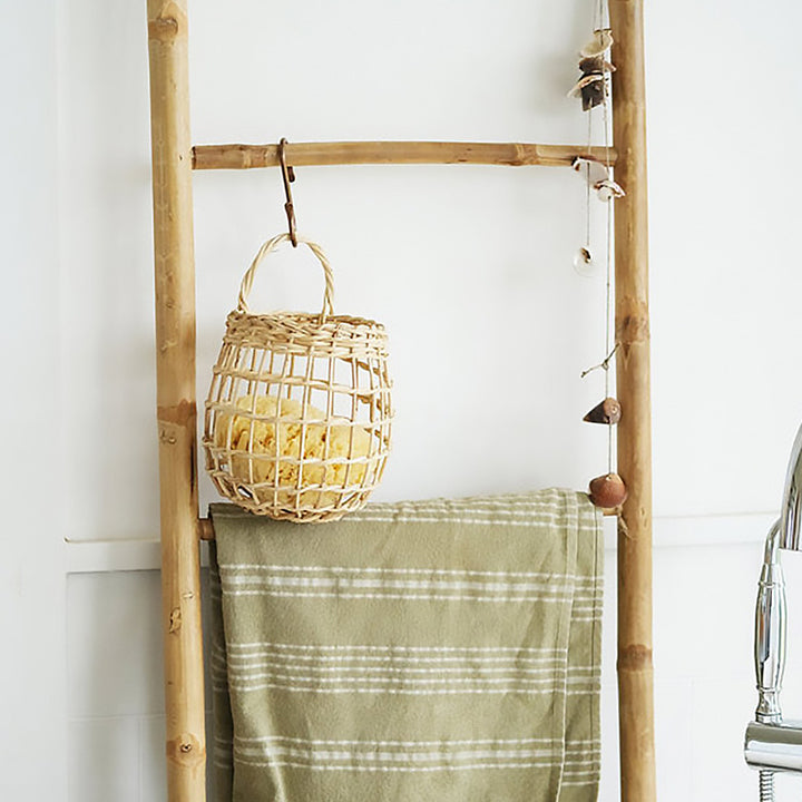 Handmade storage basket made of natural material Bowlift