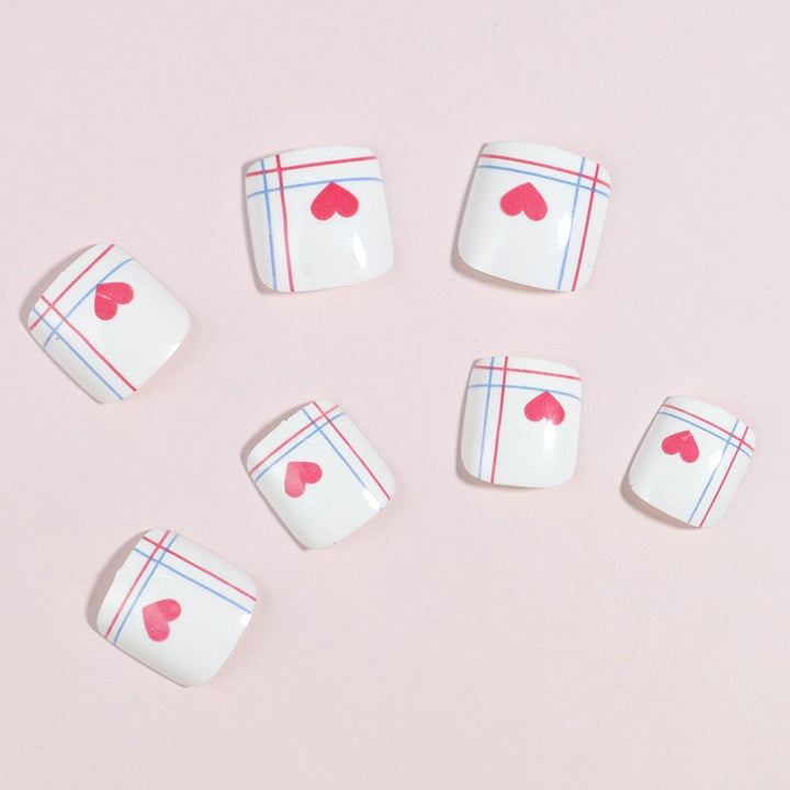 Artistic Floral Press-On Nail Art Set Bowlift