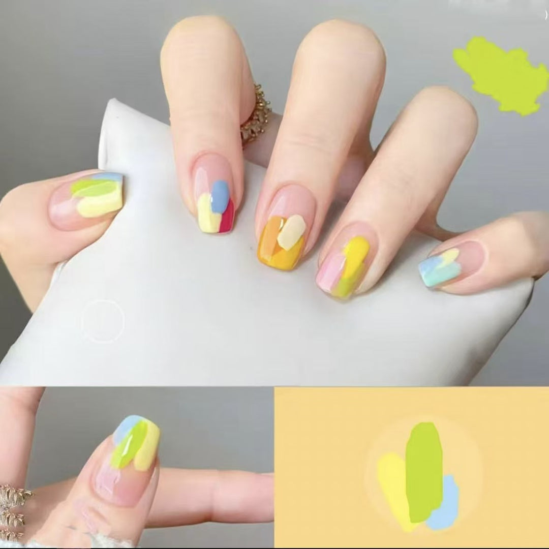 Artistic Abstract Nail Art Set Bowlift