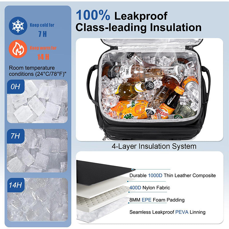 Multifunctional cooler backpack Bowlift