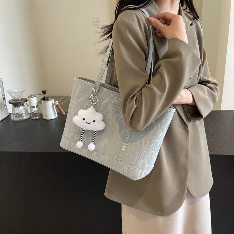 Elegant Textured Tote Bowlift
