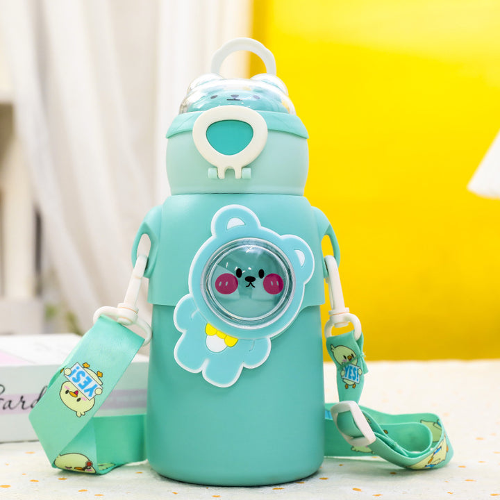 Ladies Insulated Water Bottle with Animal Design Bowlift