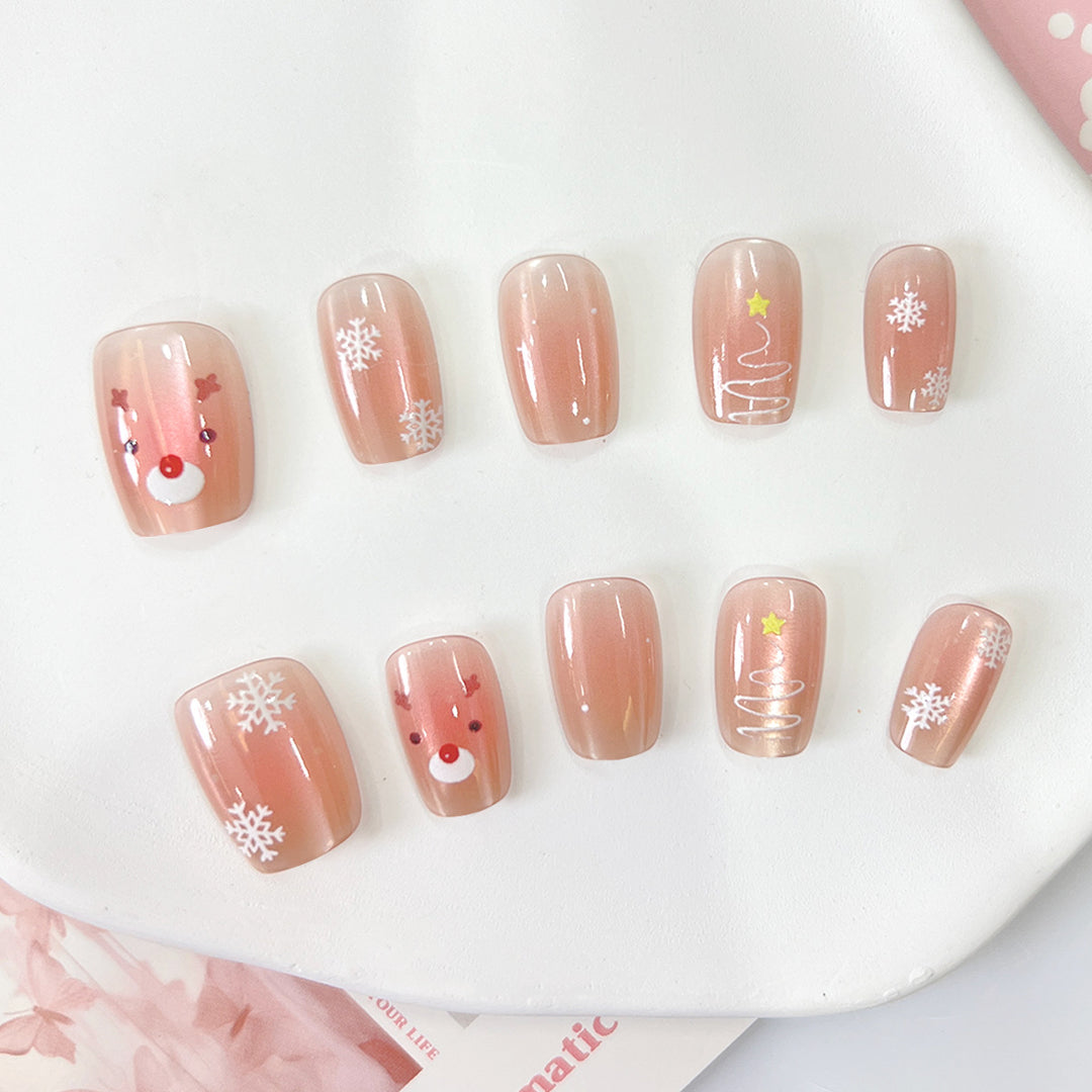 Creative Christmas Art Nails Bowlift