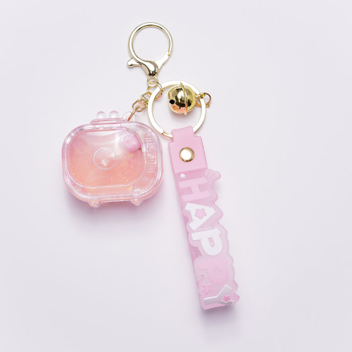 Ladies Creative Keychain with Heart Motif Bowlift