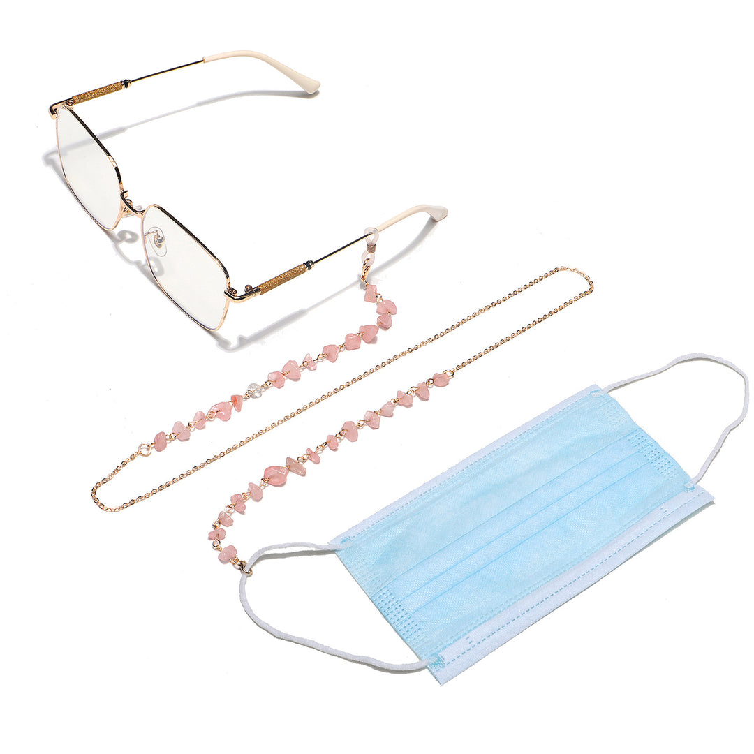 Natural Crystal Eyewear Chain Bowlift