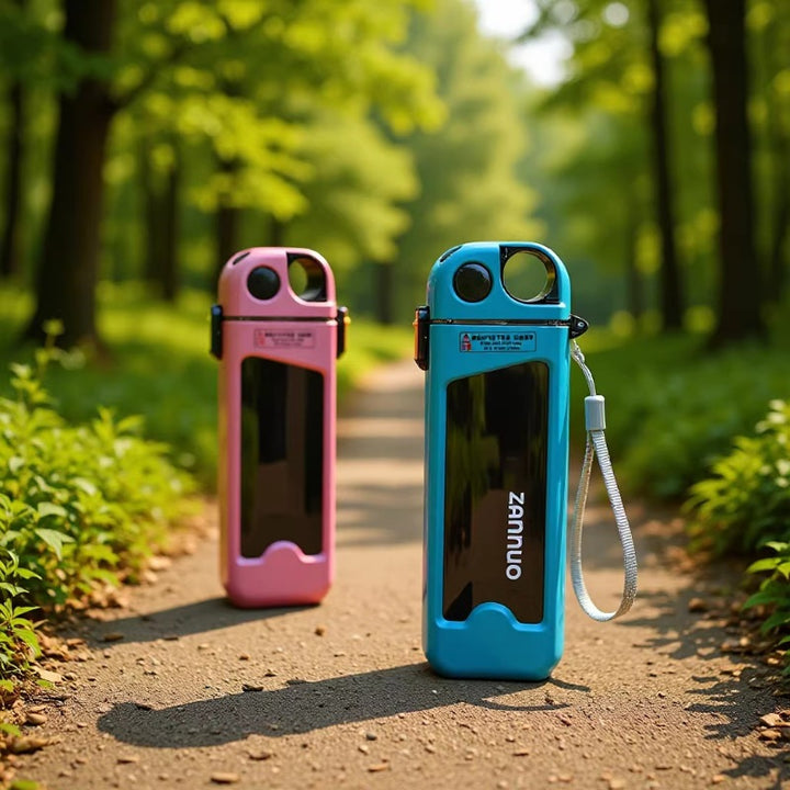 Ladies unique flip-top drinking bottle with viewing window Bowlift