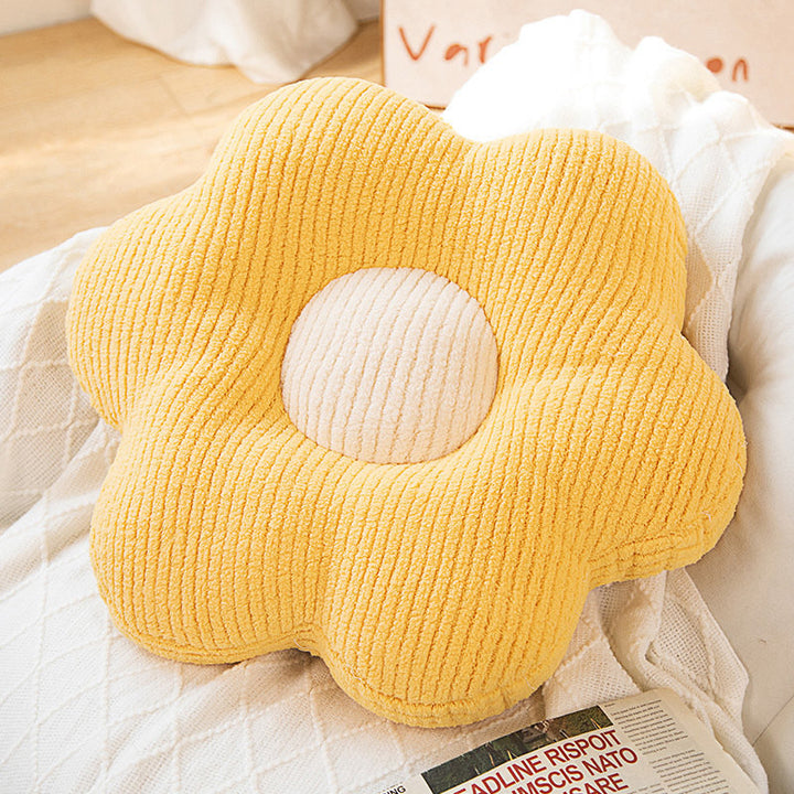 Flower-shaped cuddly pillow Bowlift