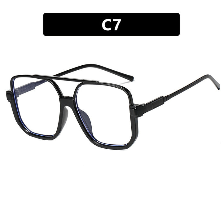 Women's trendy square sunglasses with transparent frame Bowlift
