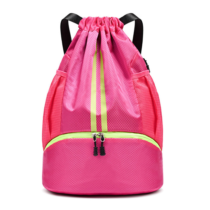 Mesh Drawstring Sports Backpack Bowlift