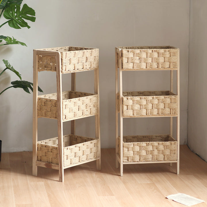 Beef Storage Tower with Woven Baskets Bowlift