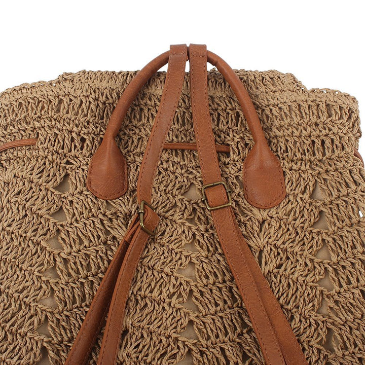 Trendy Macrame Backpack Bag Bowlift