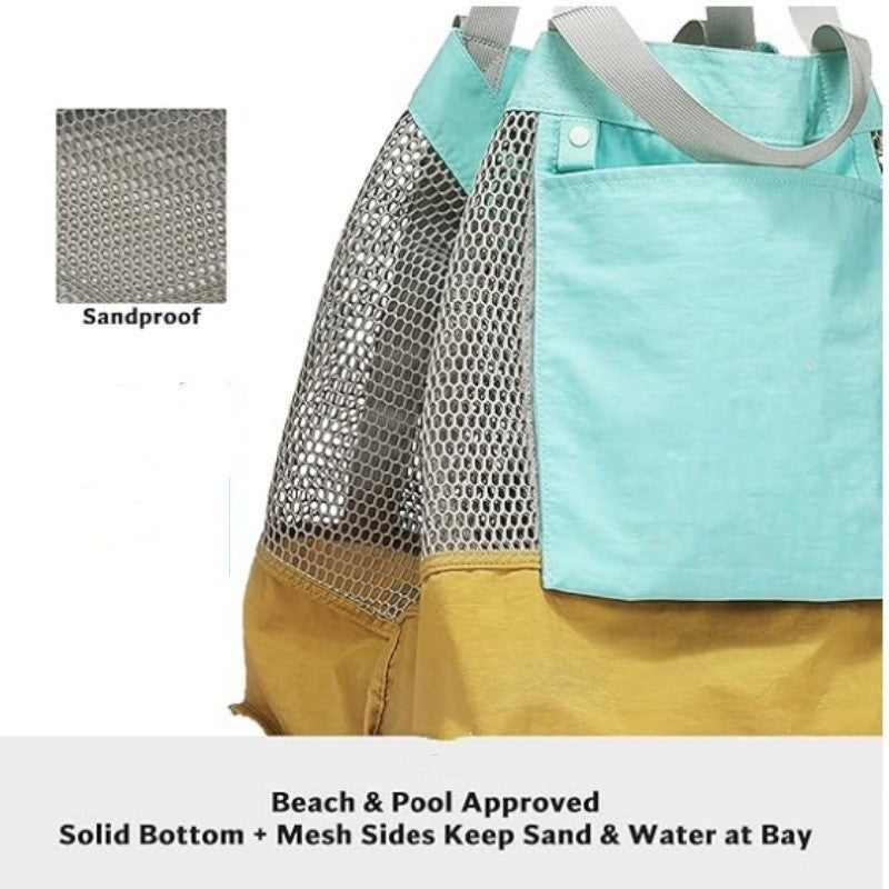 Practical Mesh Beach Bag Bowlift