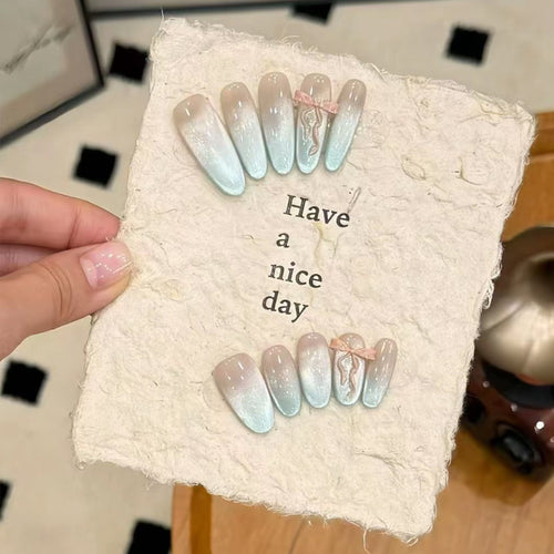 Elegant Artificial Nail Set Bowlift