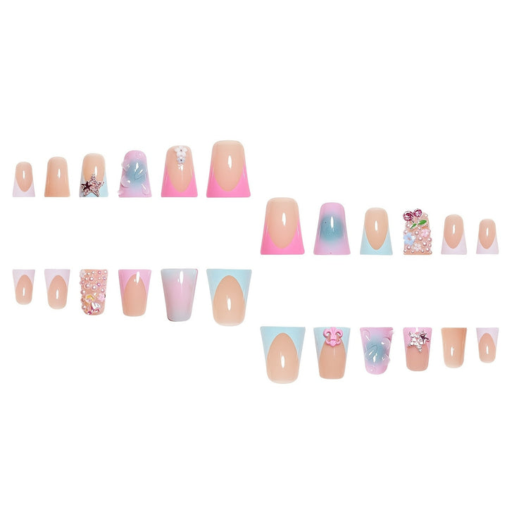 Decorative Resin Nail Art Extensions Bowlift