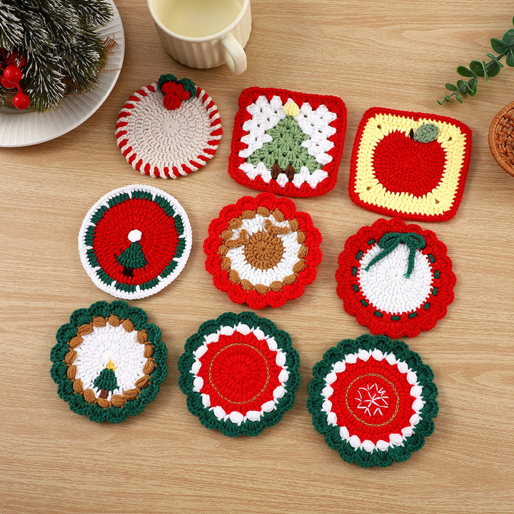 Decorative Artisan Crocheted Coaster Bowlift