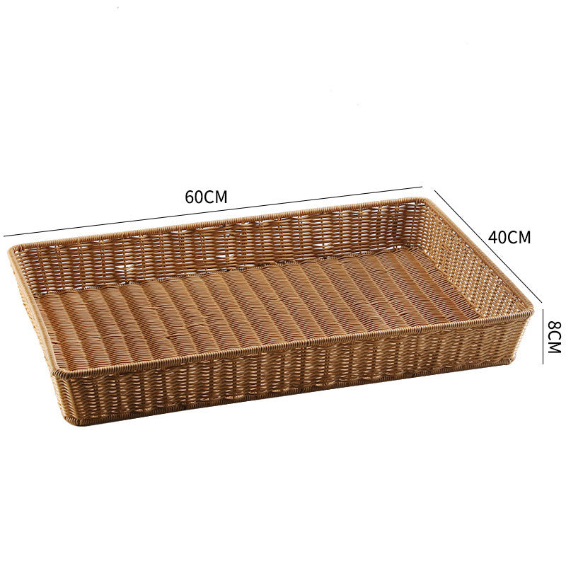 Natural Woven Storage Tray Bowlift