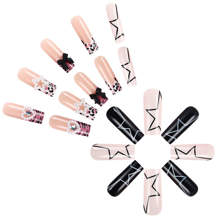 Artistic Themed Press-On Nails Bowlift