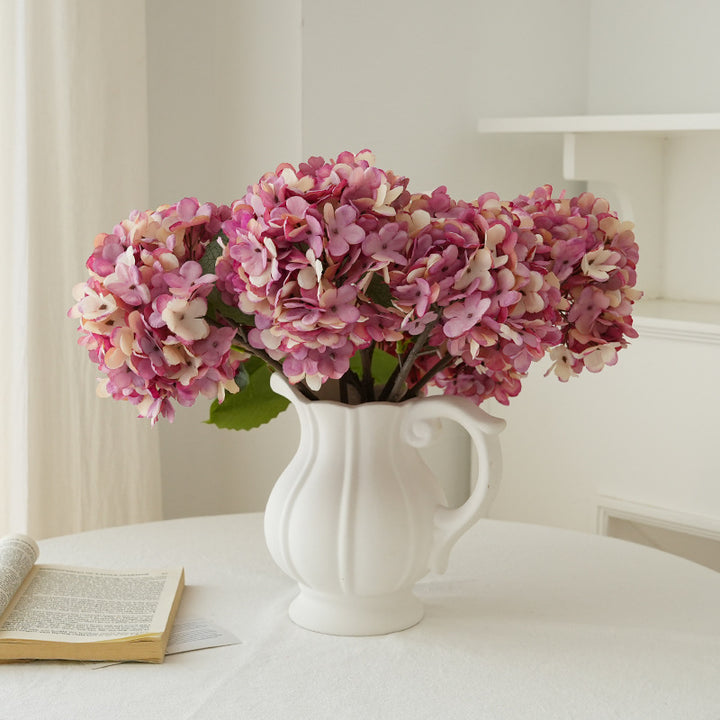 Artificial Hydrangea Bouquet Bowlift