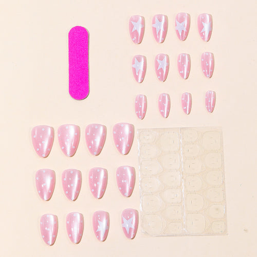 Starry Patterned Nail Art Bowlift