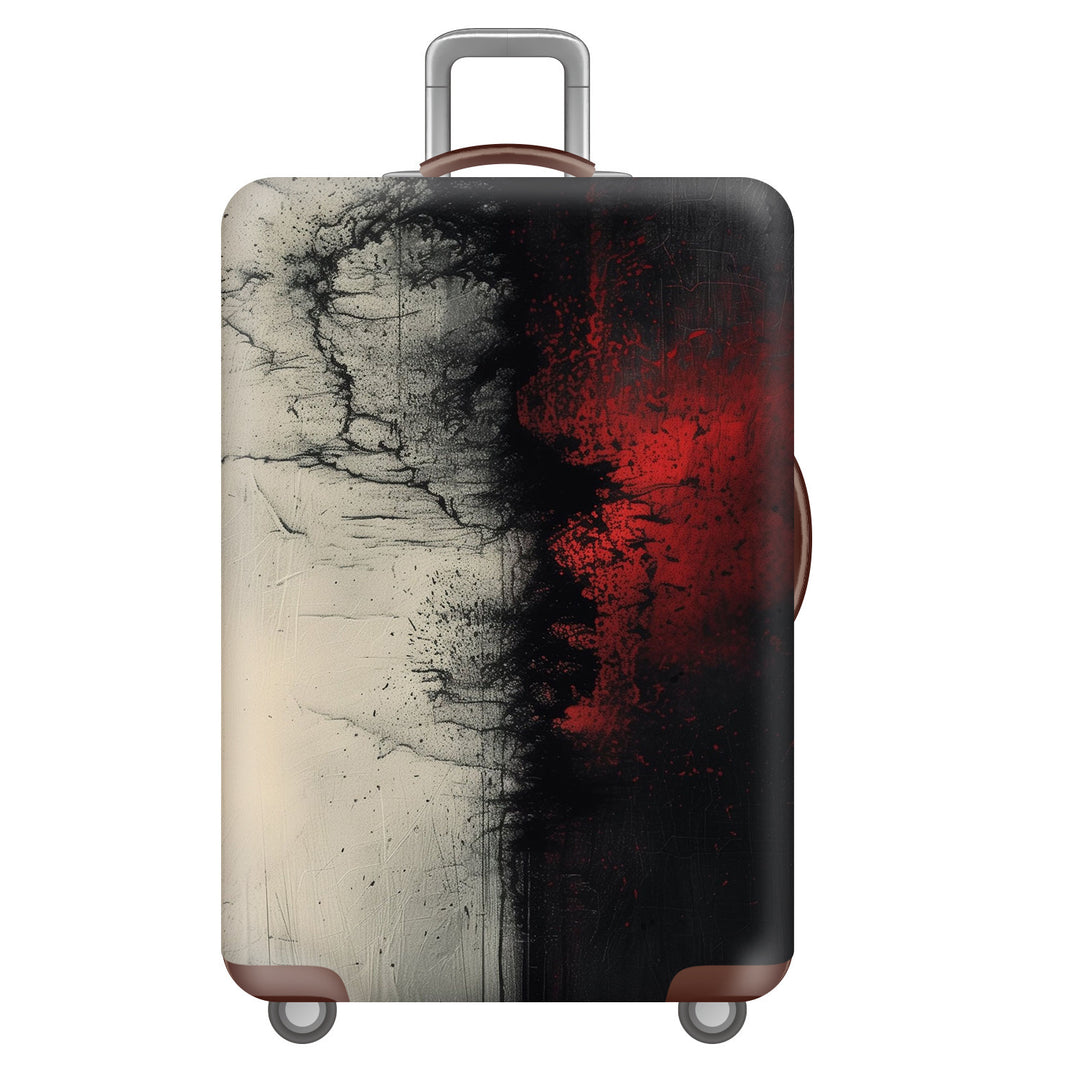 Unisex nan robust hard-shell suitcase with artistic face portrait print and 360° wheels Bowlift