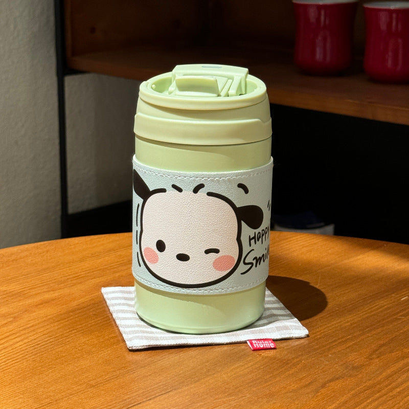 Women's Insulated Thermo Mug with Cute Animal Design Bowlift