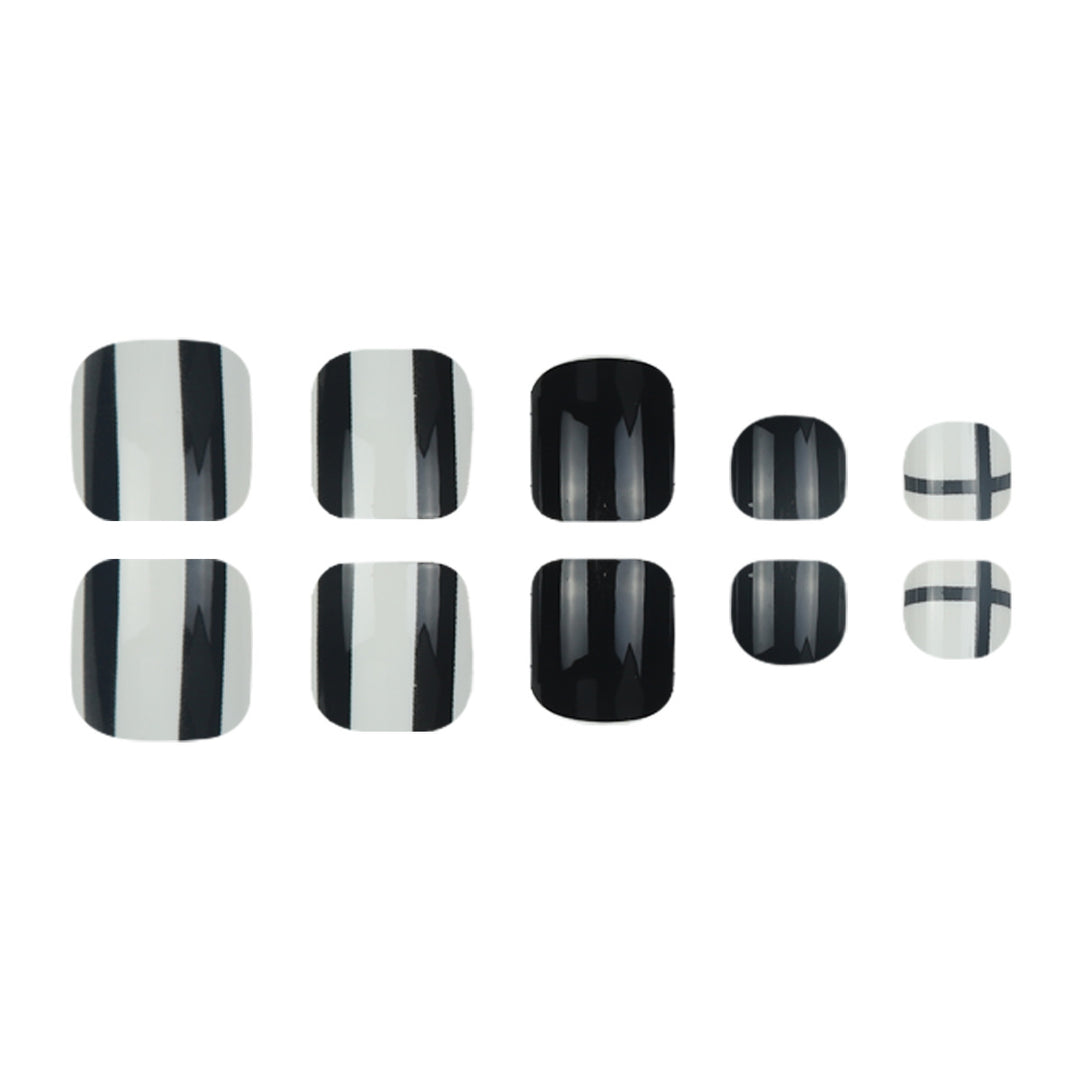 Artistic Geometric Nail Art Bowlift
