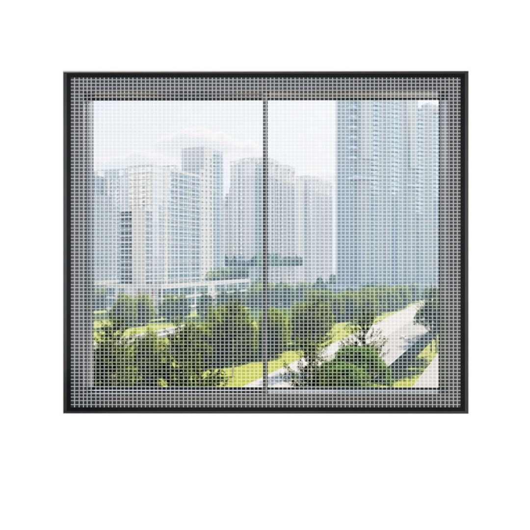 Adjustable Insect Protection Window Screen Bowlift