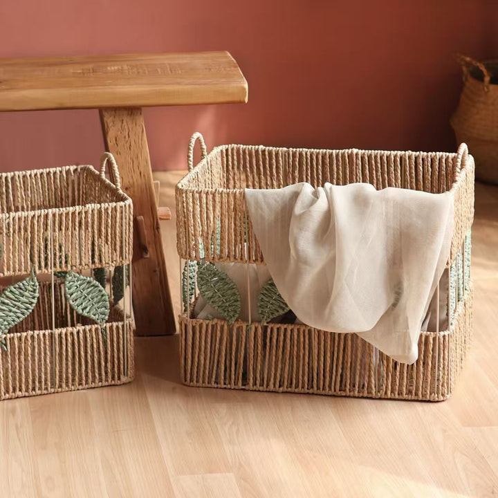 Decorative Storage Basket Made of Natural Material Bowlift