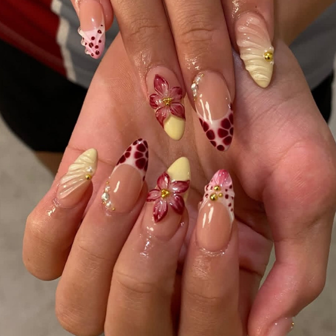 Artistic Floral Nail Design Kit Bowlift